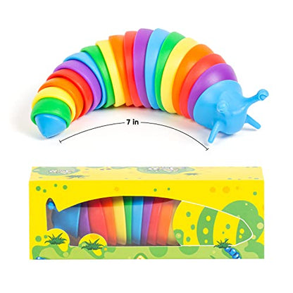 Fidget slug, juguete sensorial para niños, juguete antiestrés