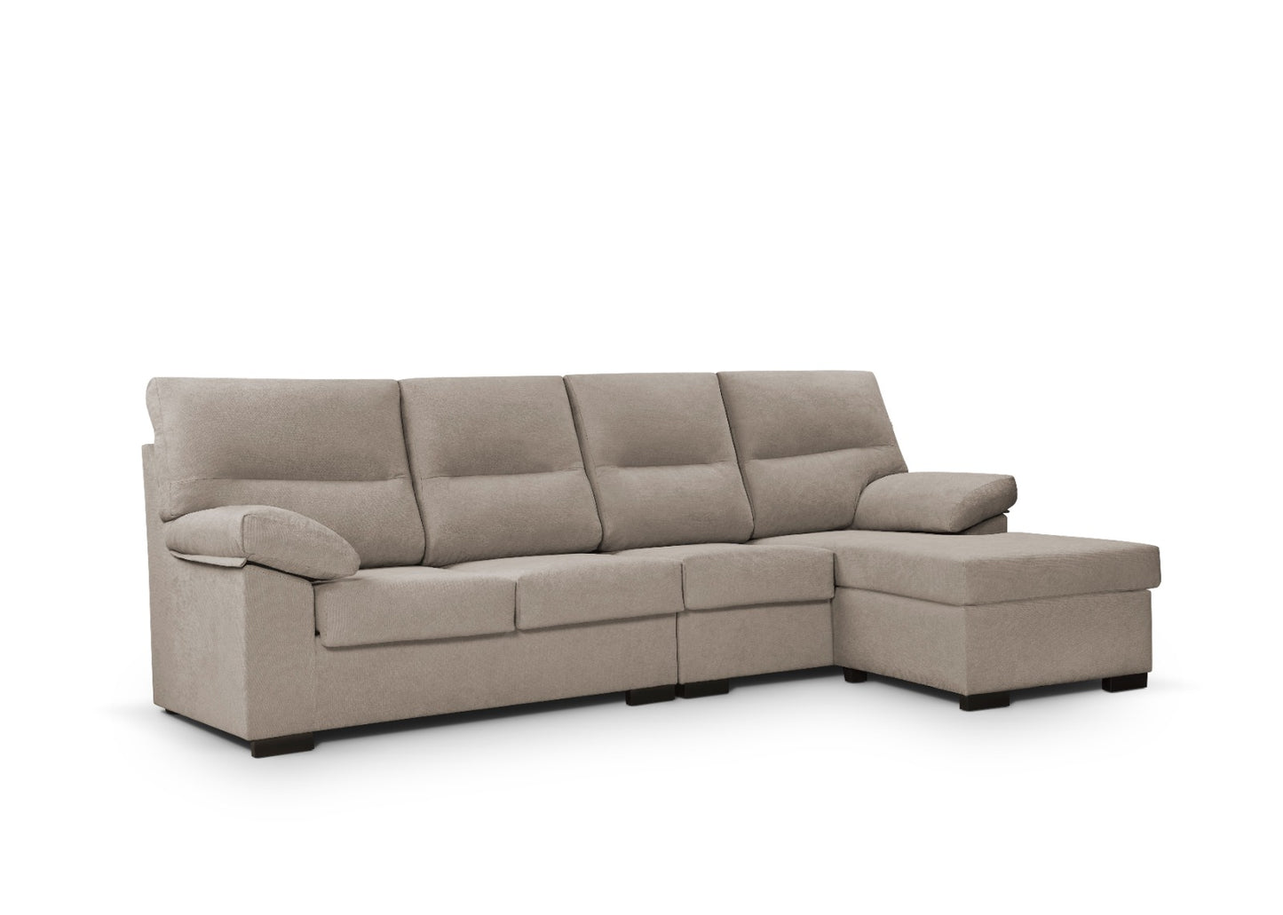 Sofá chaise Longue reversible 3 plazas