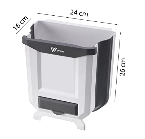 Cubo de basura estrecho sin cubierta para baño, papelera de cocina, caja de  almacenamiento de plástico, organizador de basura, contenedor - AliExpress