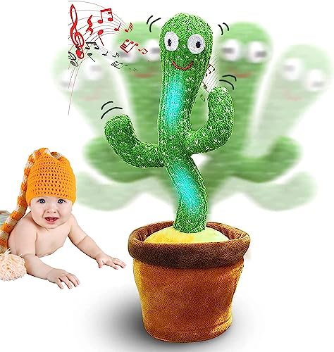 Cactus bailarín, juguete de cactus que habla repite lo que dices Sincero  Hogar