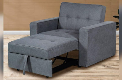 Sofa Cama individial, sofá Cama 1 Plaza con Brazos, inclinación Regulable tapizado